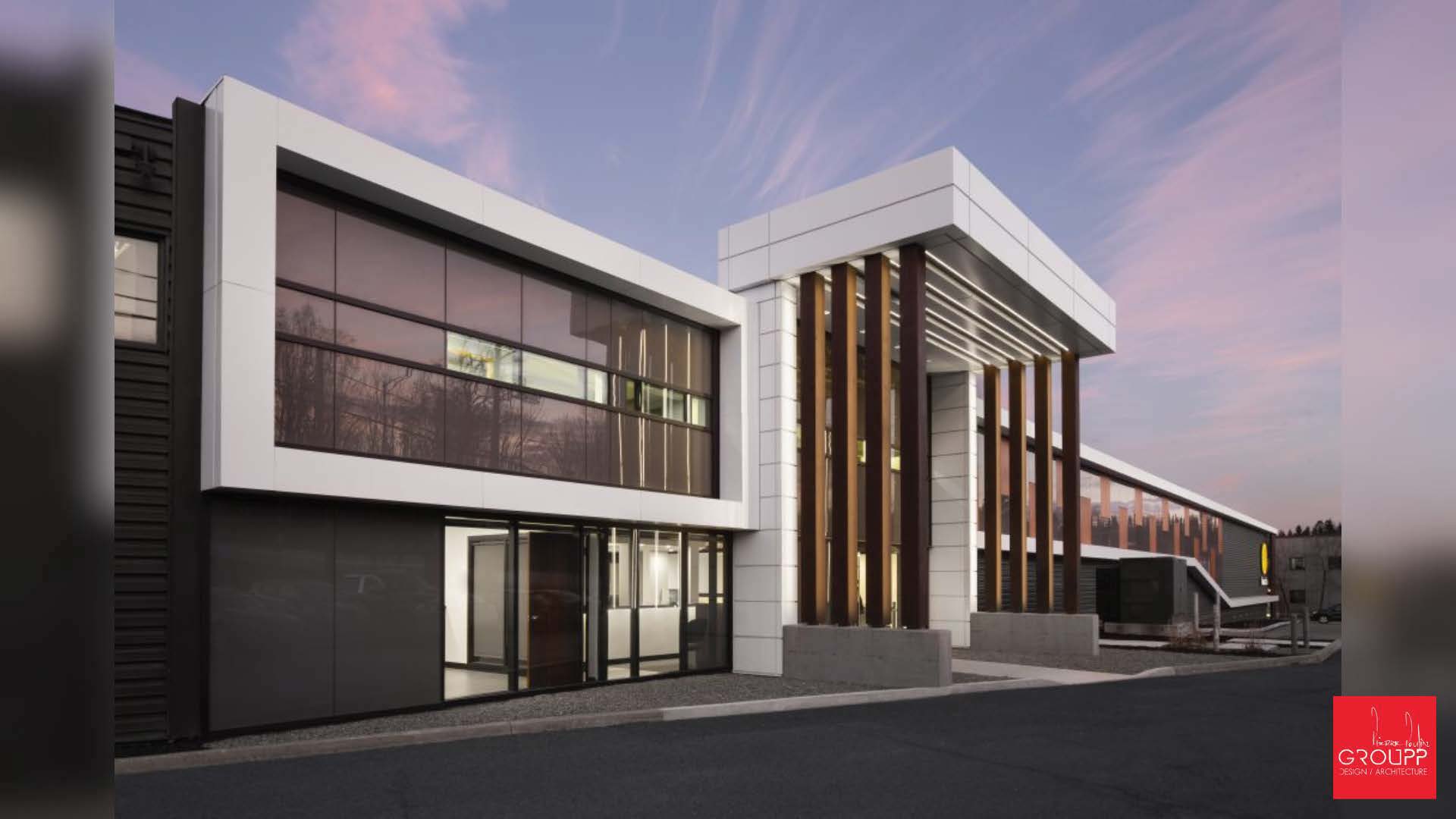 Édifice commercial et industriel par Groupp Design Architecture